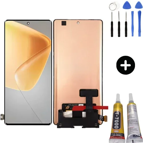 Tecno X6880 /ht 50 Pro Plus Çıtalı Ekran Dokunmatik Siyah SOFT OLED Kalite Ekran