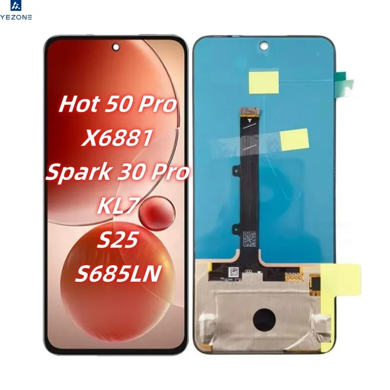 Tecno X6881 Ekran Dokunmatik OLED Çıtasız (Çerçevesiz)