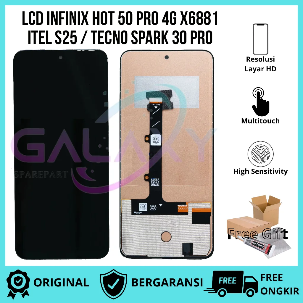 Tecno X6881 Ht 50 Pro Çıtalı Ekran Dokunmatik Siyah OLED