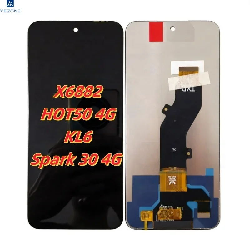 Tecno X6882 Ekran Dokunmatik Orijinal Çıtasız Ürün (Çerçevesiz)