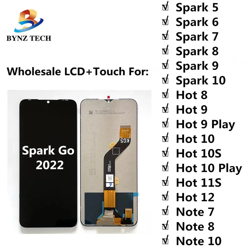 Tecno X695 Ekran Dokunmatik Orijinal Çıtasız Ürün (Çerçevesiz)