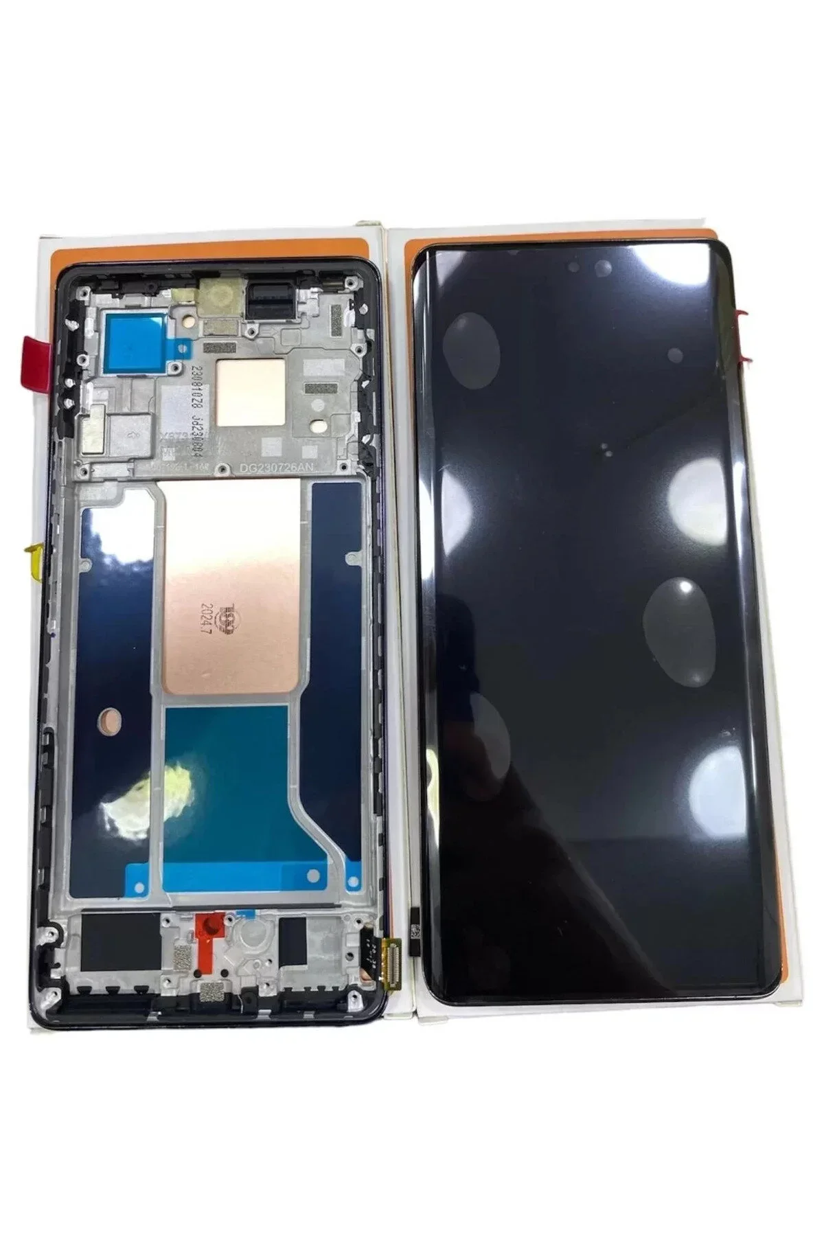 Tecno Zero 30 5G Çıtalı Ekran Dokunmatik Gold SOFT OLED Kalite Ekran