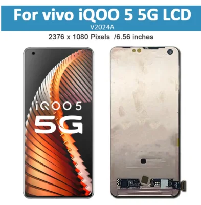 Vivo iqoo 5E Ekran Dokunmatik Orijinal Çıtasız Ürün (Çerçevesiz)
