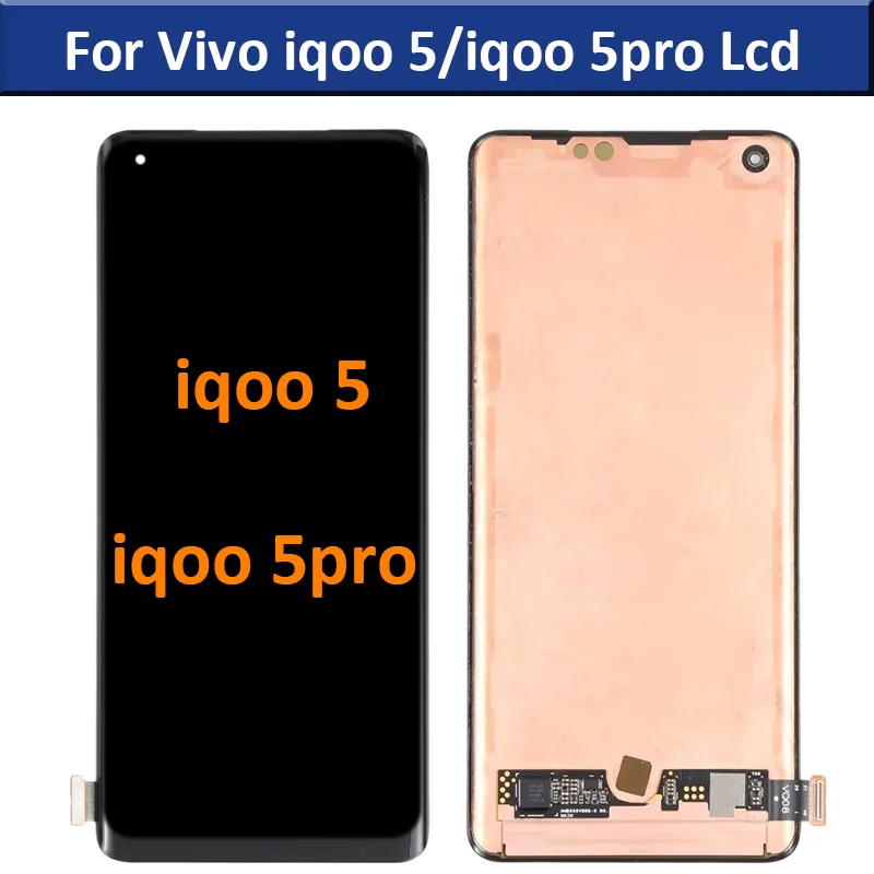 Vivo iqoo 5E Ekran Dokunmatik Orijinal Çıtasız Ürün (Çerçevesiz)