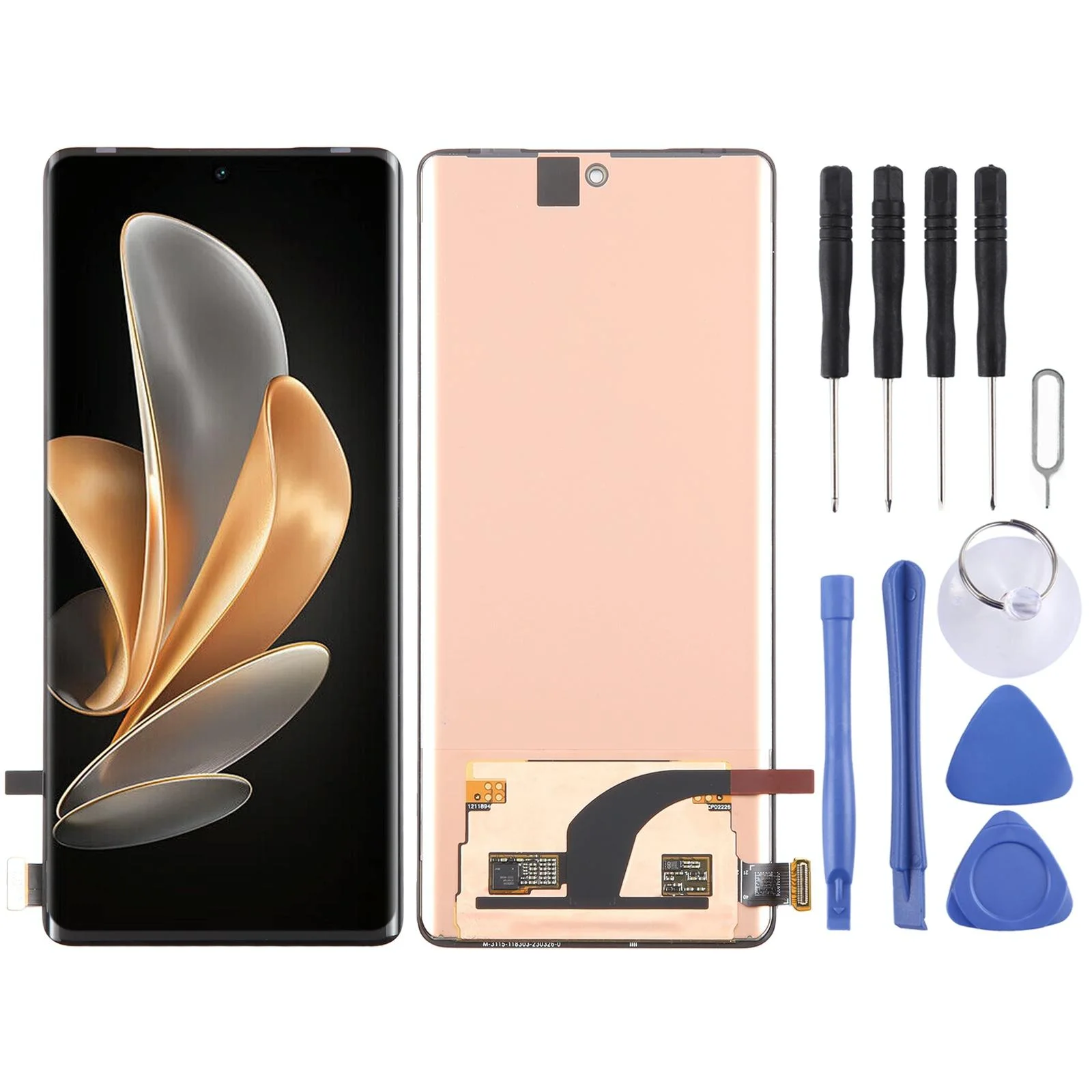 Vivo S17t Ekran Dokunmatik OLED Çıtasız (Çerçevesiz)