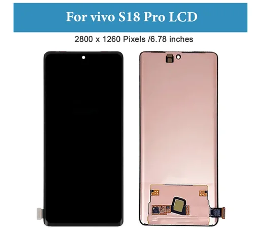 Vivo S18 Pro Ekran Dokunmatik SOFT OLED Kalite Ekran Çıtasız (Çerçevesiz)