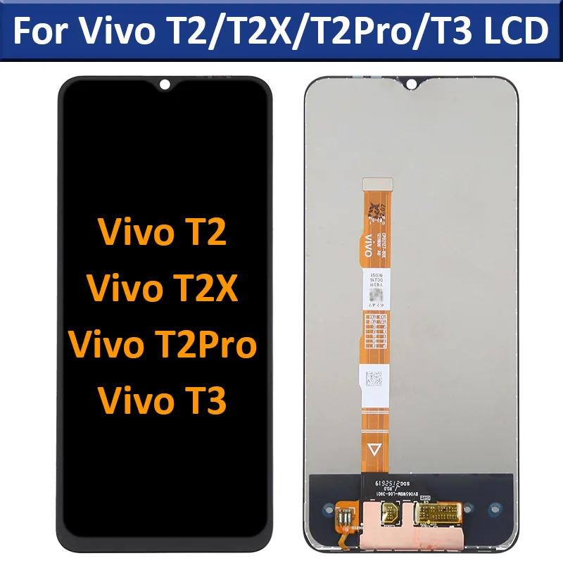 Vivo T2x 5G Ekran Dokunmatik Orijinal Çıtasız Ürün (Çerçevesiz)