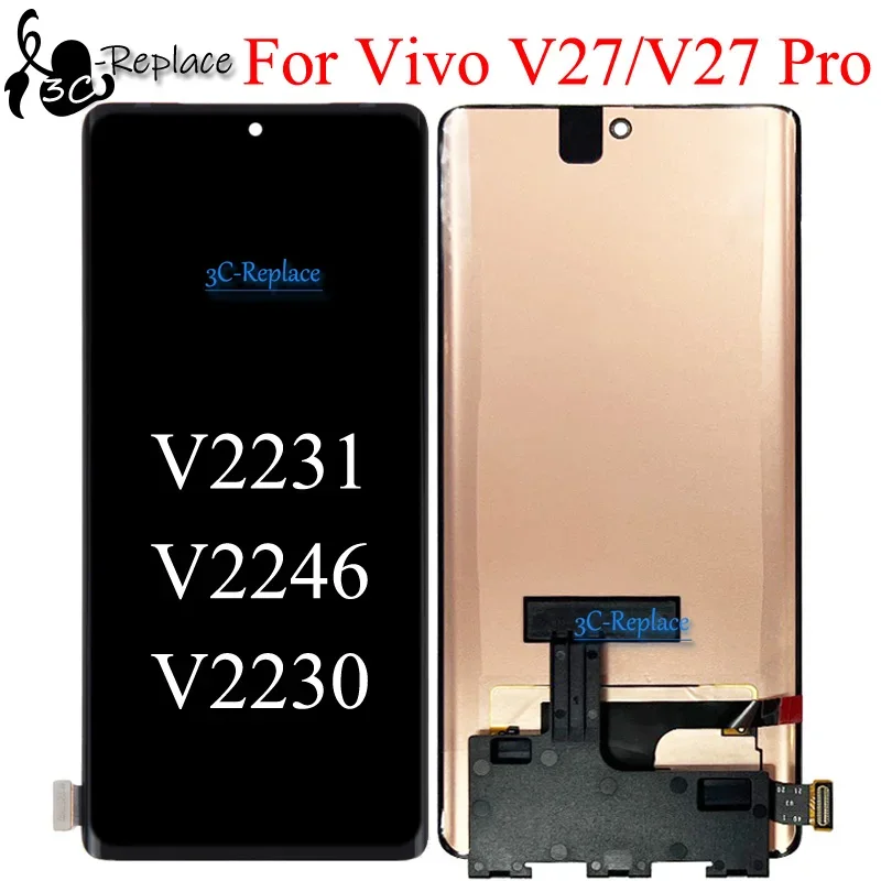 Vivo V27 Pro Ekran Dokunmatik Orijinal Çıtasız Ürün (Çerçevesiz)