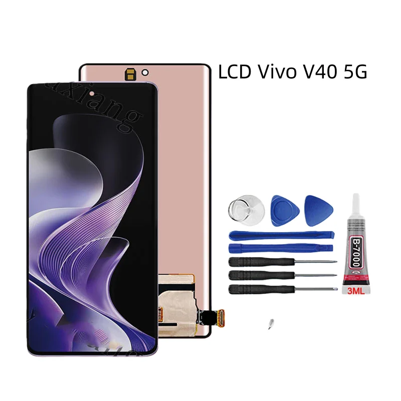 Vivo V40 5G Ekran Dokunmatik SOFT OLED Kalite Ekran Çıtasız (Çerçevesiz)