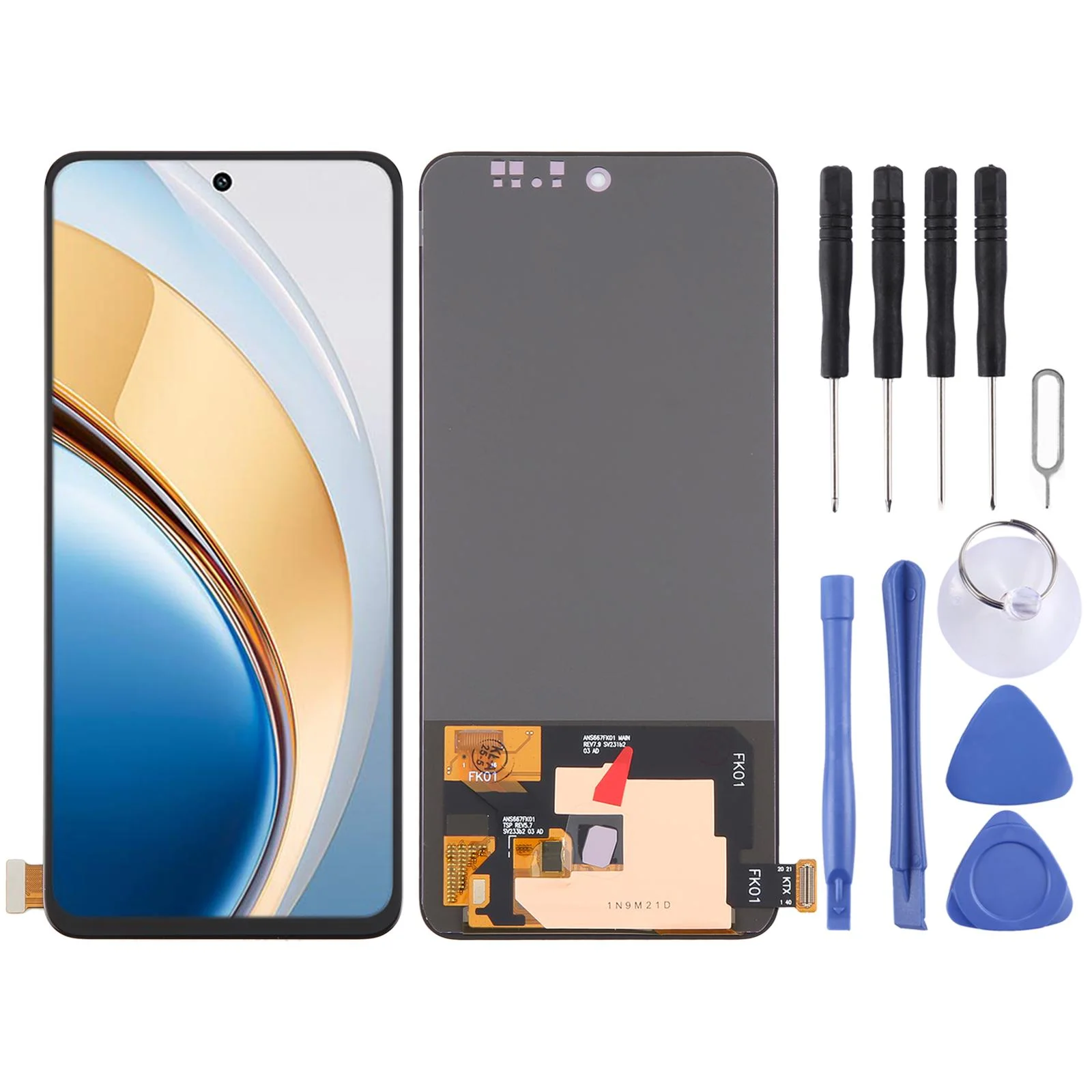 Vivo V40 Lite Ekran Dokunmatik SOFT OLED Kalite Ekran Çıtasız (Çerçevesiz)