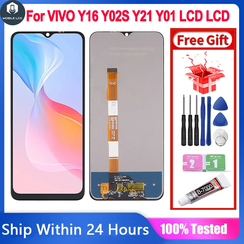 Vivo Y02s Ekran Dokunmatik Orijinal Çıtasız Ürün (Çerçevesiz)