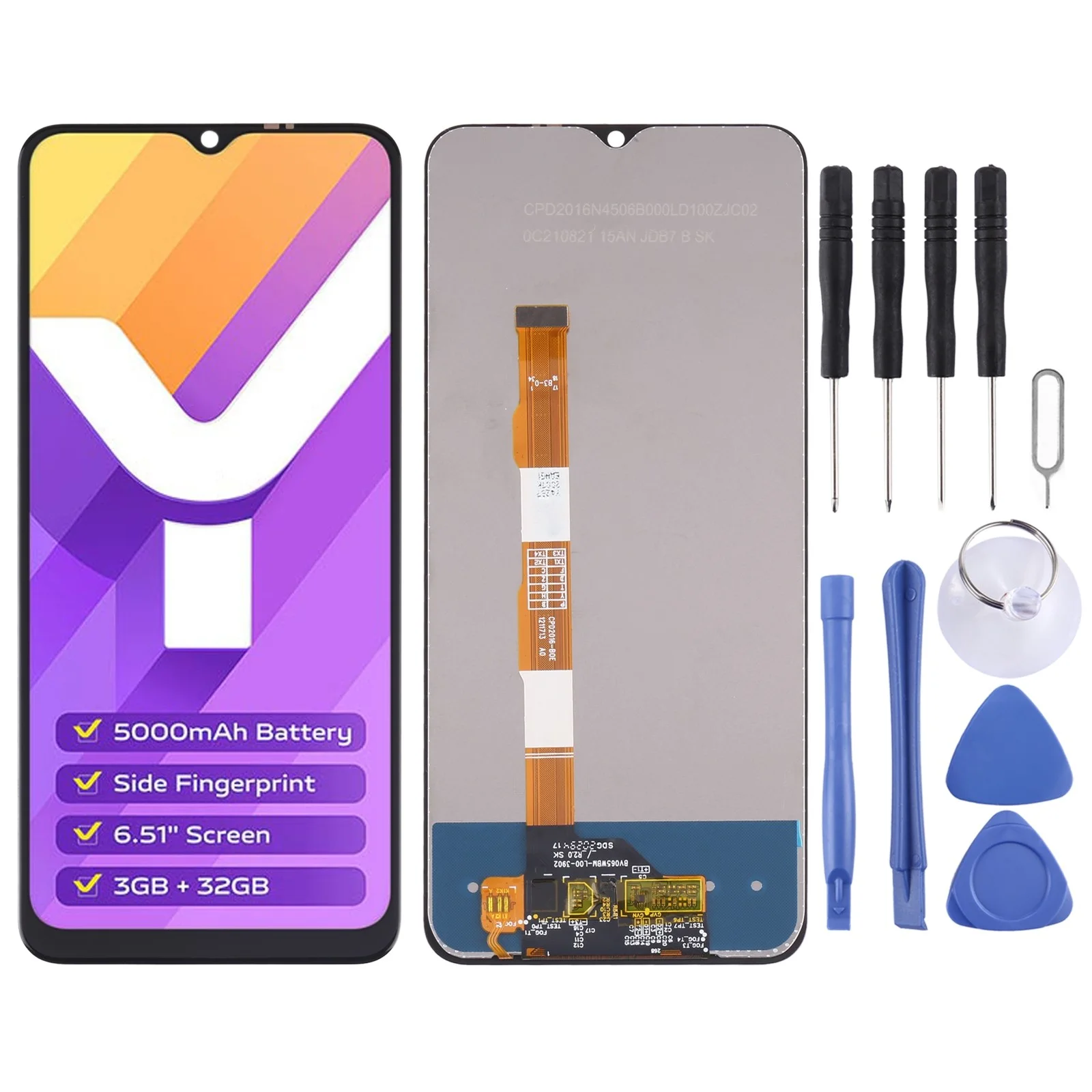 Vivo Y15s Ekran Dokunmatik Orijinal Çıtasız Ürün (Çerçevesiz)