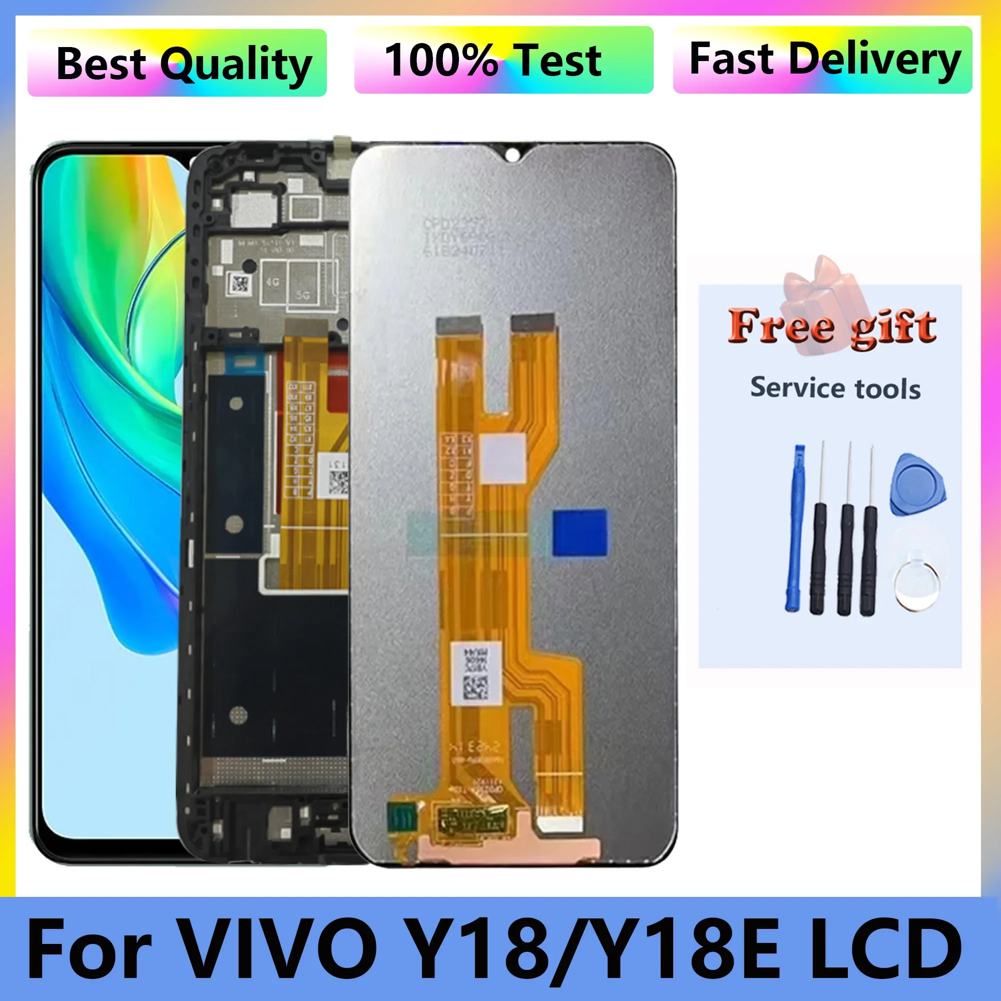 Vivo Y18e Ekran Dokunmatik Orijinal Çıtasız Ürün (Çerçevesiz)