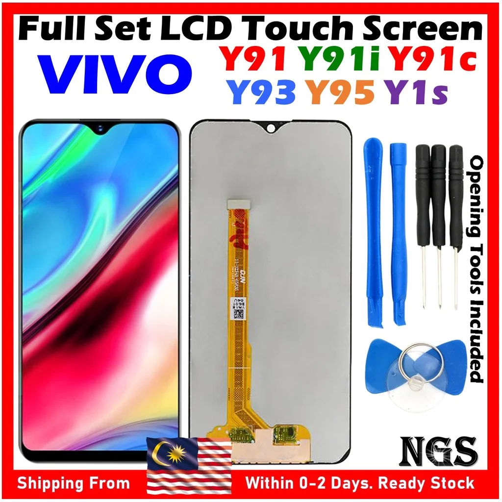 Vivo Y1s Ekran Dokunmatik Orijinal Çıtasız Ürün (Çerçevesiz)