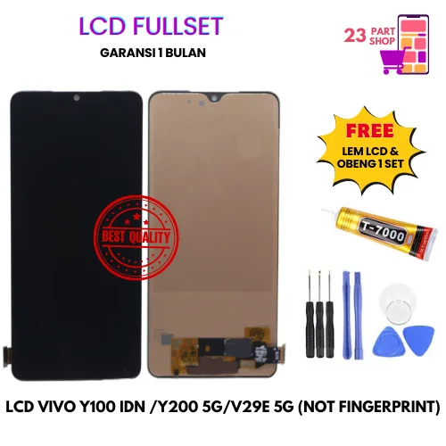 Vivo Y200 5G Ekran Dokunmatik OLED FK01 Çıtasız (Çerçevesiz)