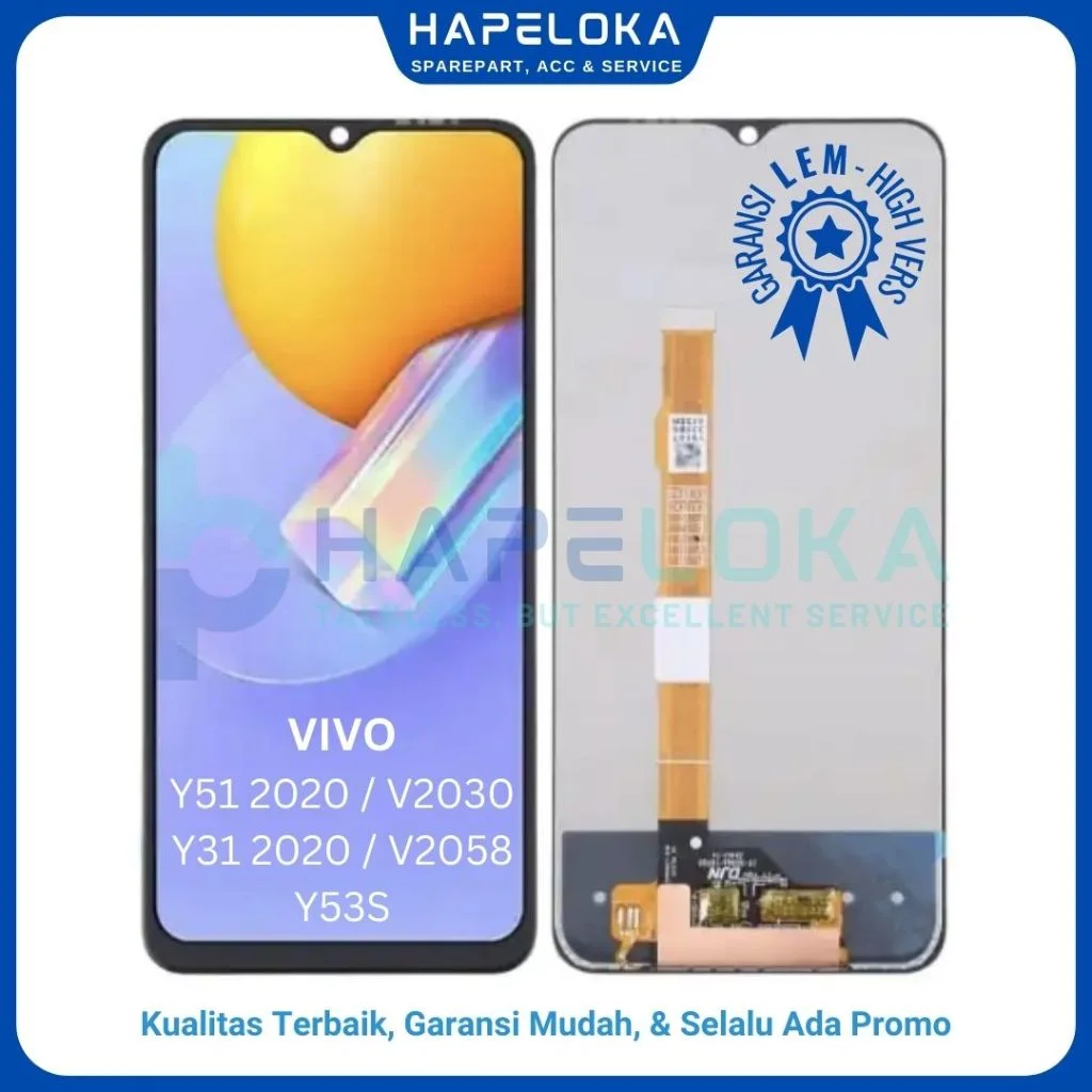 Vivo Y31 2020 Ekran Dokunmatik Orijinal Çıtasız Ürün (Çerçevesiz)