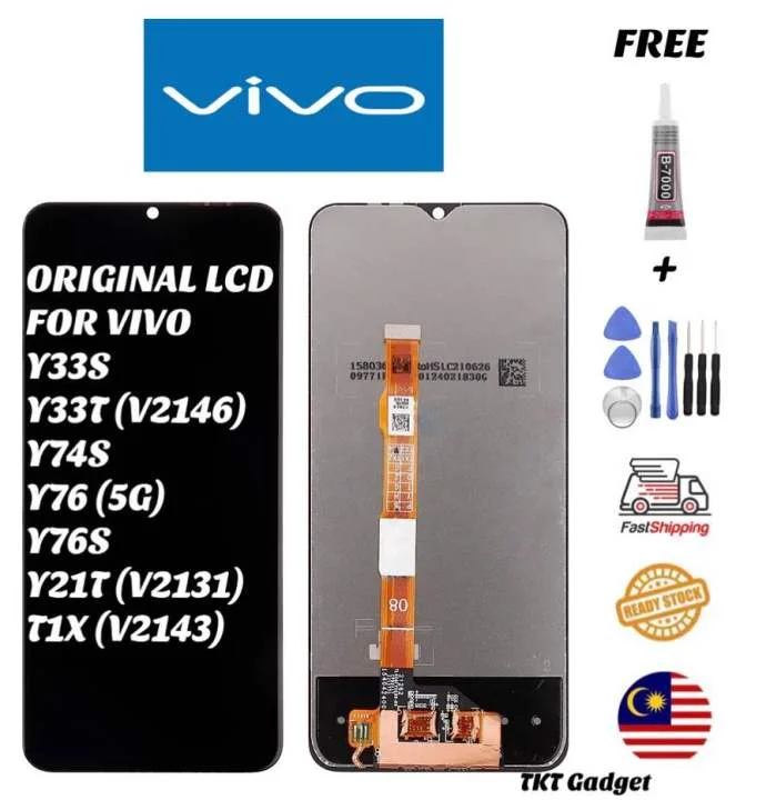 Vivo Y33t Ekran Dokunmatik Orijinal Çıtasız Ürün (Çerçevesiz)
