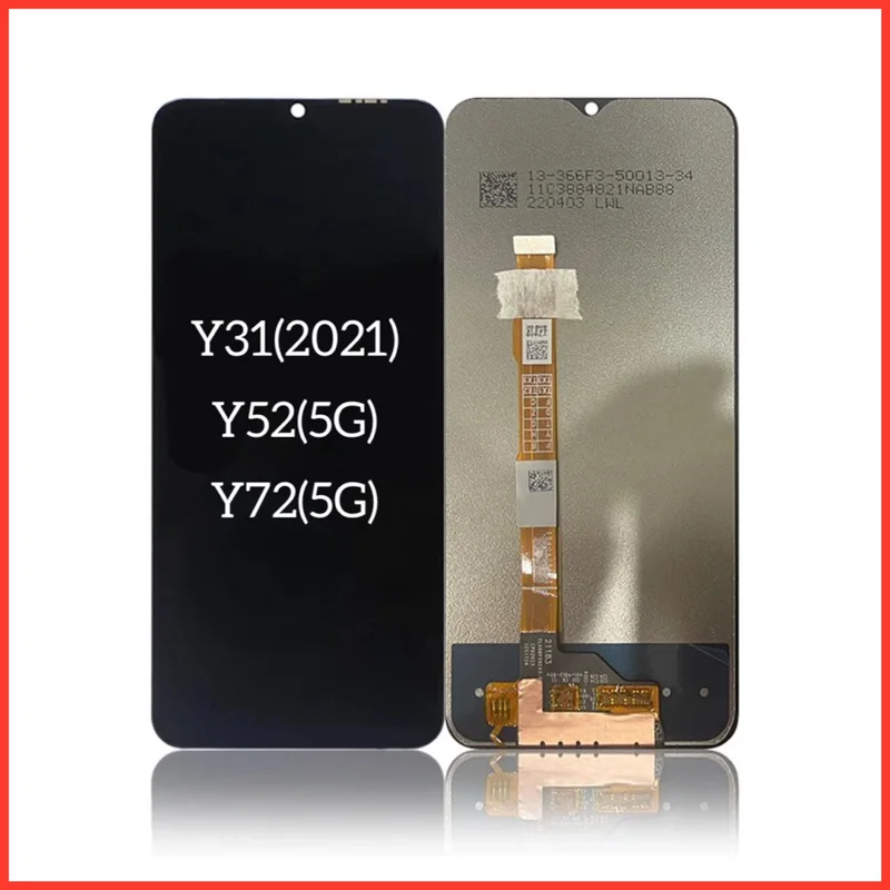 Vivo Y52 5G Ekran Dokunmatik Orijinal Çıtasız Ürün (Çerçevesiz)