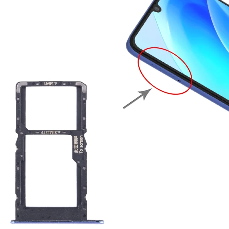 Vivo Y70 Sim Kart Tepsisi Mavi