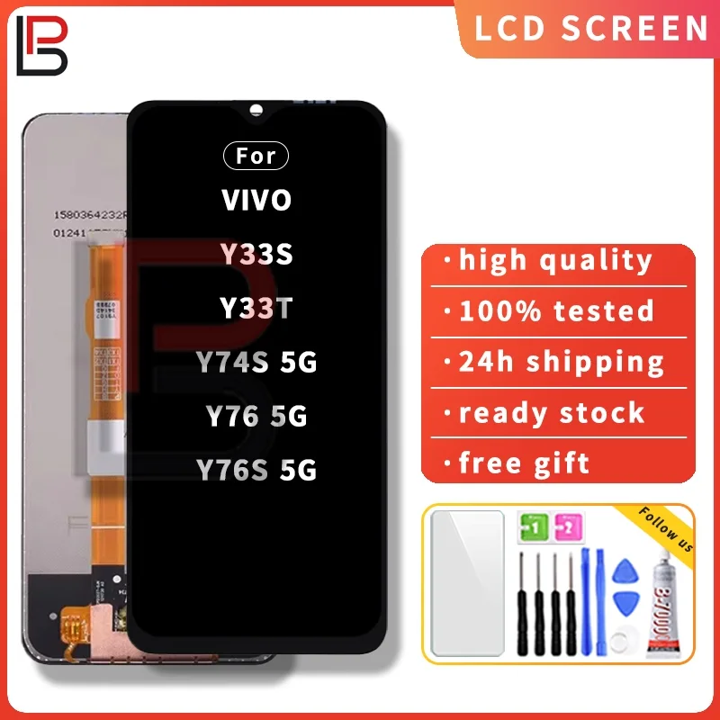 Vivo Y74s Ekran Dokunmatik Orijinal Çıtasız Ürün (Çerçevesiz)