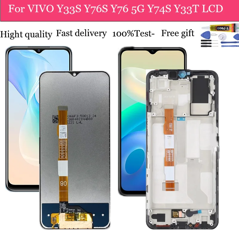 Vivo Y74s Ekran Dokunmatik Orijinal Çıtasız Ürün (Çerçevesiz)