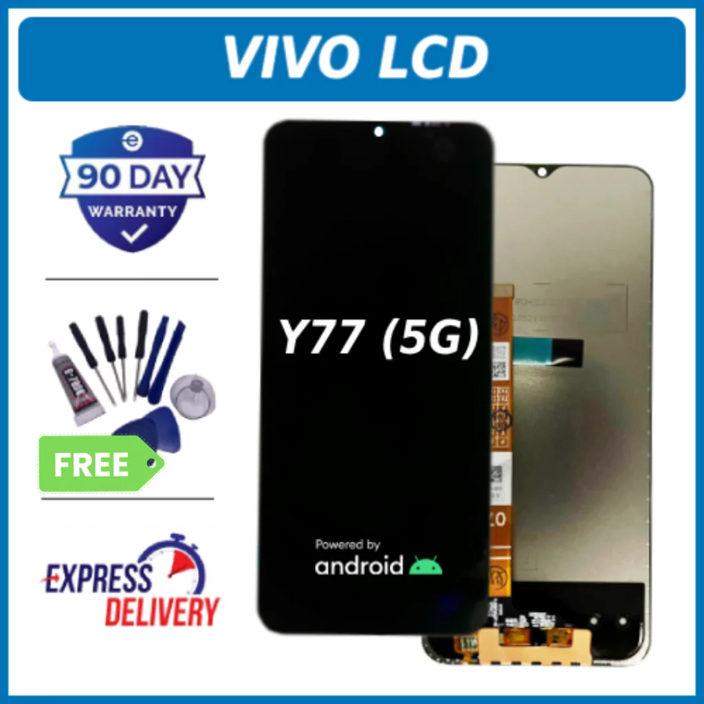 Vivo Y77 5G Ekran Dokunmatik Orijinal Çıtasız Ürün (Çerçevesiz)