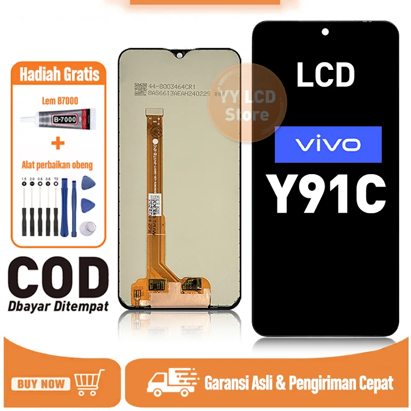 Vivo Y91c Ekran Dokunmatik Orijinal Çıtasız Ürün (Çerçevesiz)