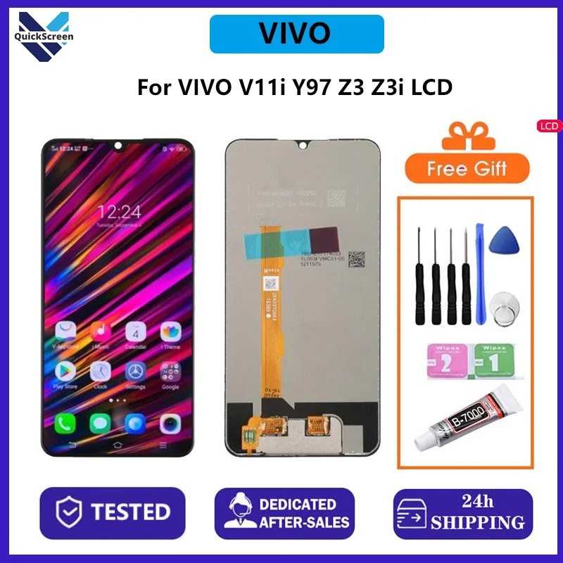 Vivo Z3i Ekran Dokunmatik Orijinal Çıtasız Ürün (Çerçevesiz)