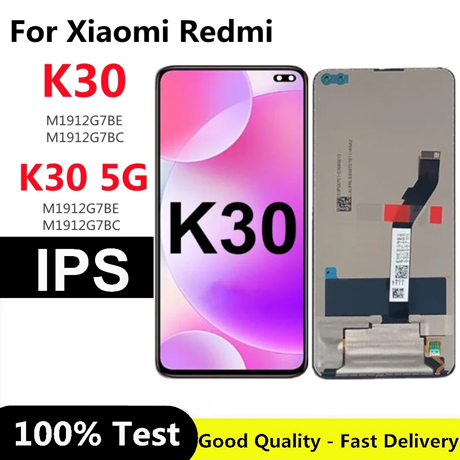 Xiaomi K30 4G Ekran Dokunmatik Orijinal Çıtasız Ürün (Çerçevesiz)