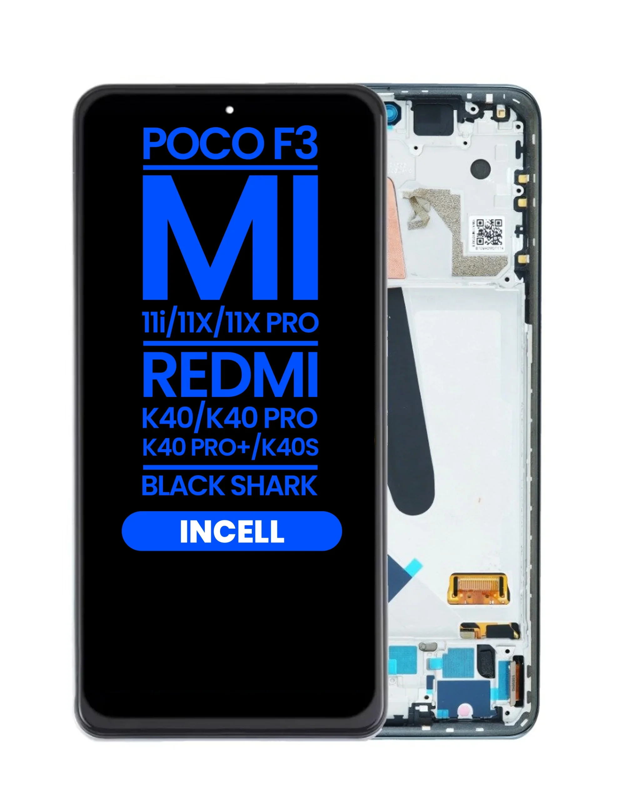 Xiaomi K40s Ekran Dokunmatik OLED Çıtasız (Çerçevesiz)