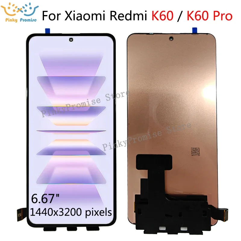 Xiaomi K60 Pro Ekran Dokunmatik SOFT OLED Kalite Ekran Çıtasız (Çerçevesiz)
