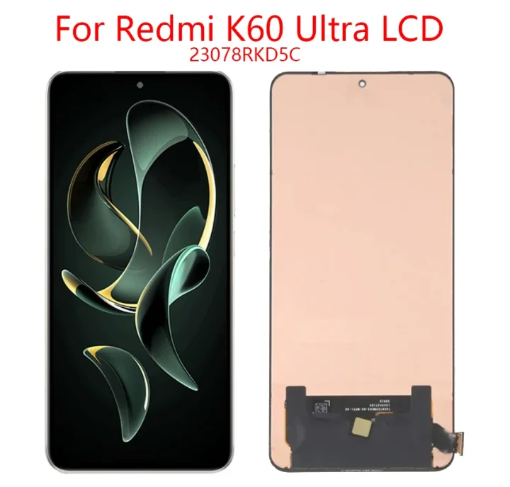 Xiaomi K60 Ultra Ekran Dokunmatik SOFT OLED Kalite Ekran Çıtasız (Çerçevesiz)