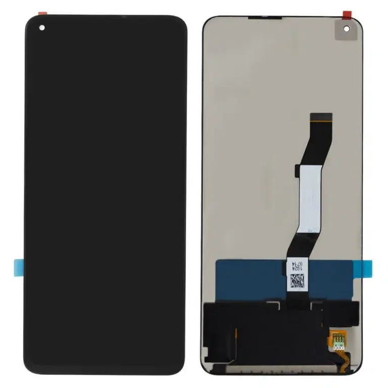 Xiaomi Mi 10T Çıtalı Ekran Dokunmatik Siyah Orijinal