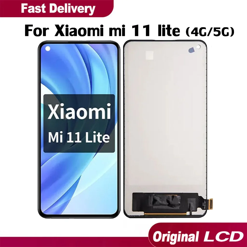 Xiaomi Mi 11 Lite 4G Ekran Dokunmatik A Plus Kalite Ürün Çıtasız (Çerçevesiz)