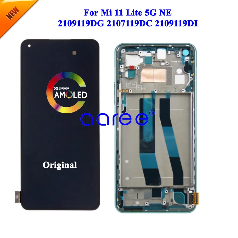 Xiaomi Mi 11 Lite Ne Ekran Dokunmatik Orijinal Çıtasız Ürün (Çerçevesiz)