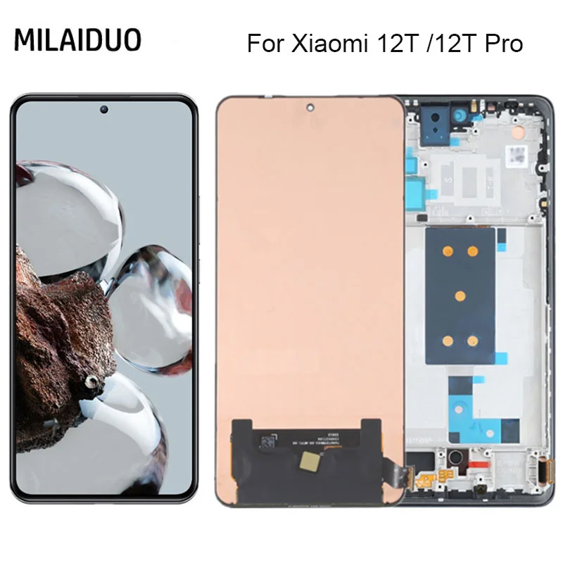 Xiaomi Mi 12T Pro Ekran Dokunmatik A Plus Kalite Ürün Çıtasız (Çerçevesiz)