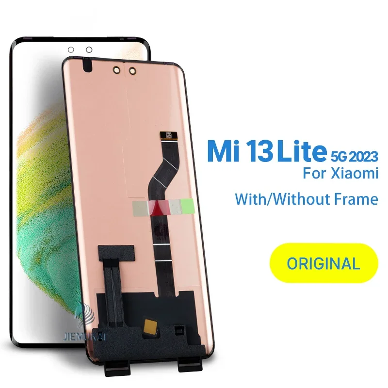 Xiaomi Mi 13 Lite Ekran Dokunmatik SOFT OLED Kalite Ekran Çıtasız (Çerçevesiz)