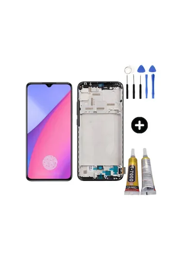 Xiaomi Mi A3 Çıtalı Ekran Dokunmatik Siyah OLED