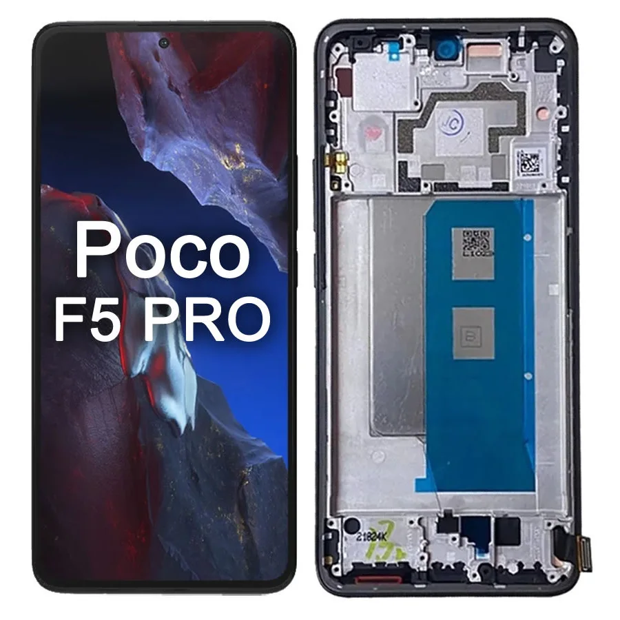 Xiaomi Poco F5 Pro Ekran Dokunmatik SOFT OLED Kalite Ekran Çıtasız (Çerçevesiz)