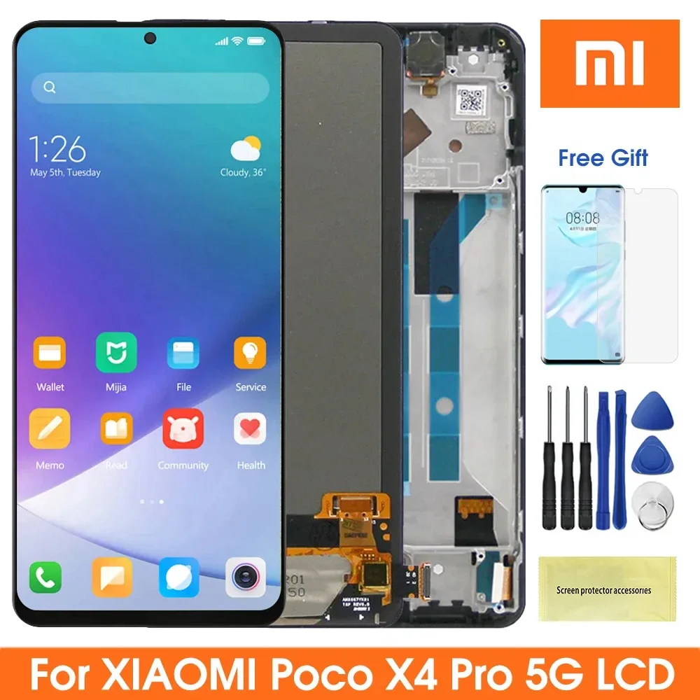 Xiaomi Poco X4 Pro Ekran Dokunmatik A Plus Kalite Ürün Çıtasız (Çerçevesiz)