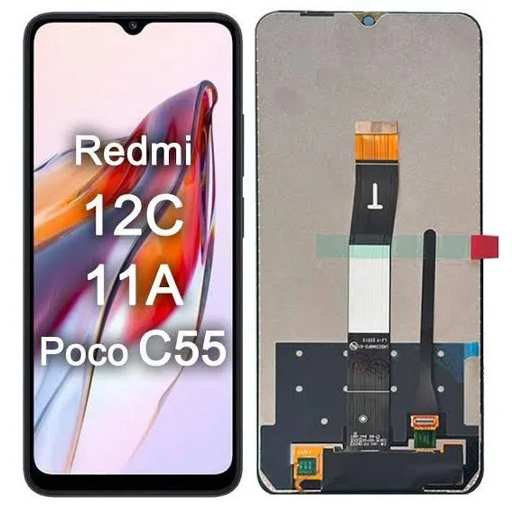 Xiaomi Pococo C55 Ekran Dokunmatik Orijinal Çıtasız Ürün (Çerçevesiz)