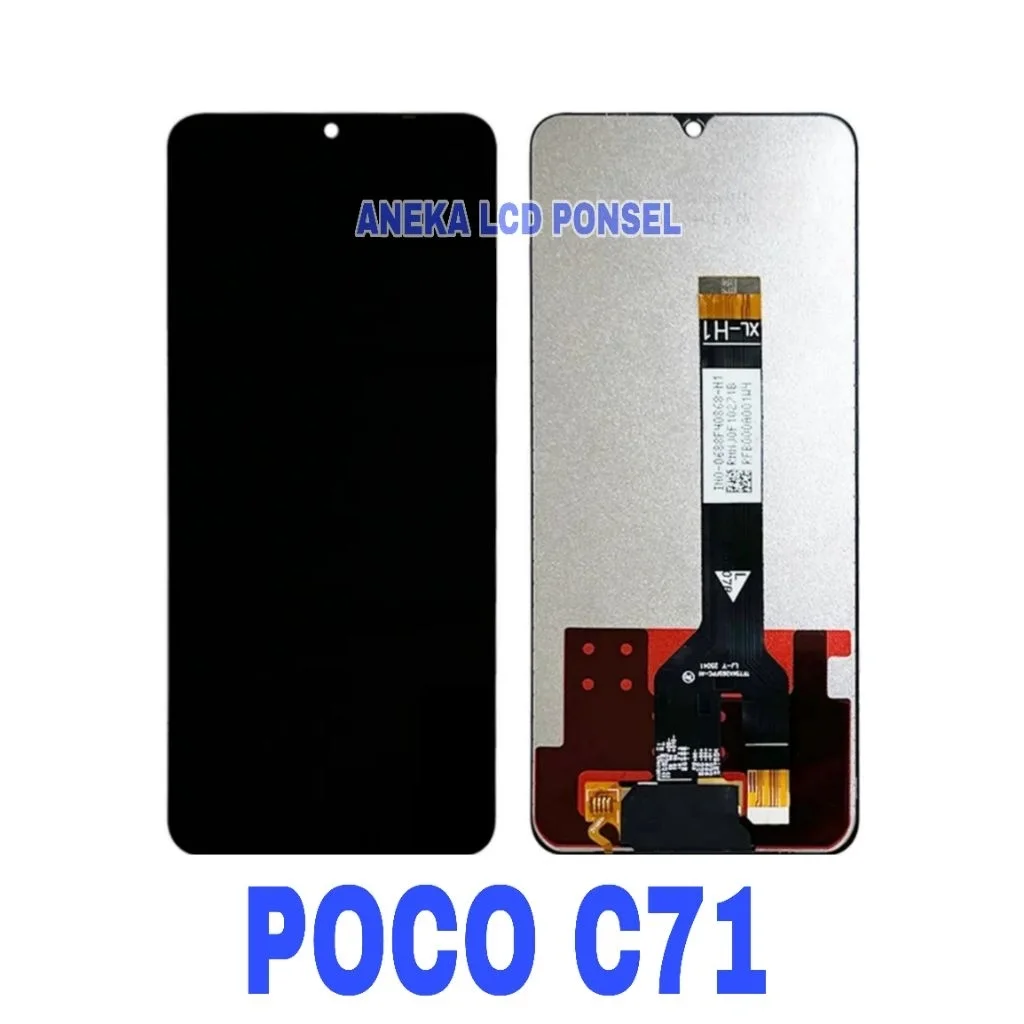 Xiaomi Pococo C71 Çıtalı Ekran Dokunmatik Siyah Orijinal