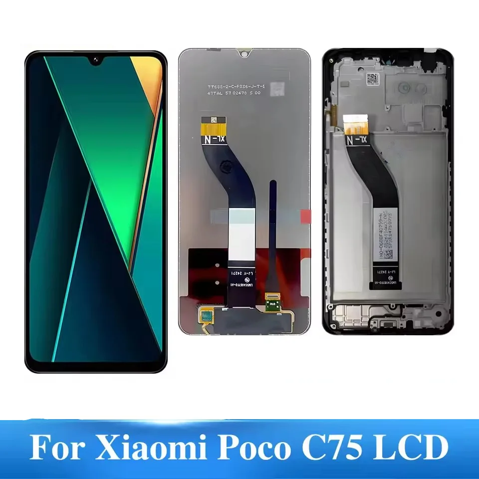 Xiaomi Pococo C75 Ekran Dokunmatik Orijinal Çıtasız Ürün (Çerçevesiz)