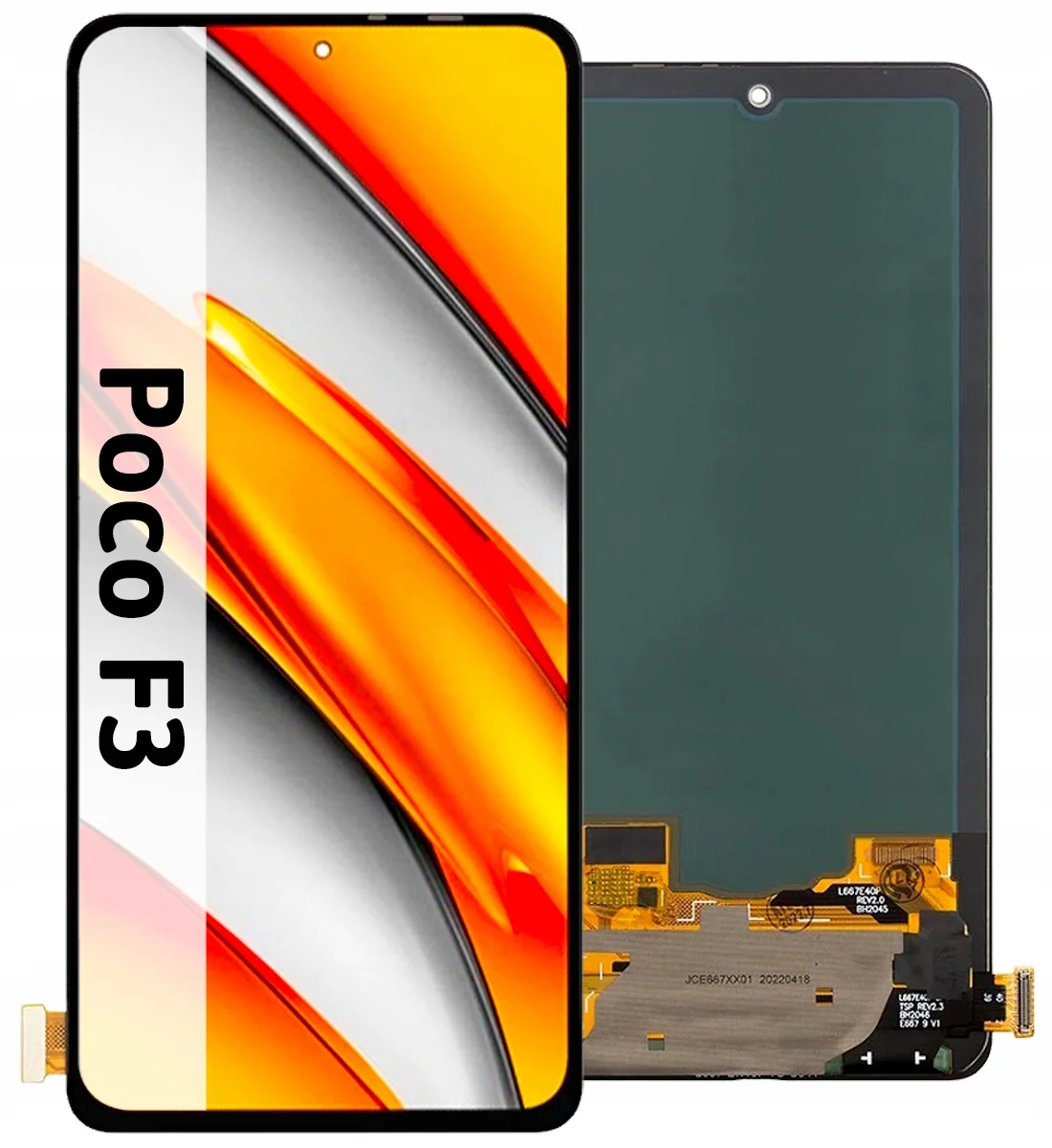 Xiaomi Pococo F3 Ekran Dokunmatik OLED Çıtasız (Çerçevesiz)