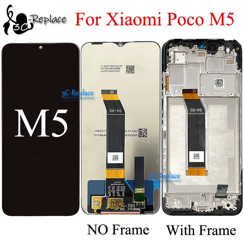 Xiaomi Pococo M5 Çıtalı Ekran Dokunmatik Siyah Orijinal