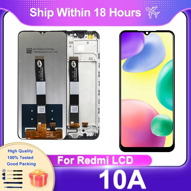 Xiaomi Redmi 10A Ekran Dokunmatik Orijinal Çıtasız Ürün (Çerçevesiz)