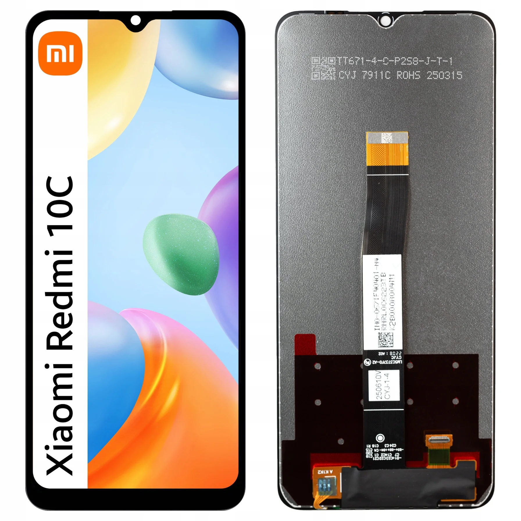 Xiaomi Redmi 10C Ekran Dokunmatik Orijinal Çıtasız Ürün (Çerçevesiz)