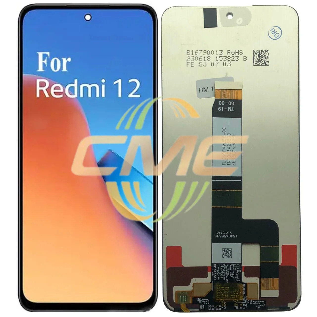 Xiaomi Redmi 12 4G Ekran Dokunmatik Orijinal Çıtasız Ürün (Çerçevesiz)