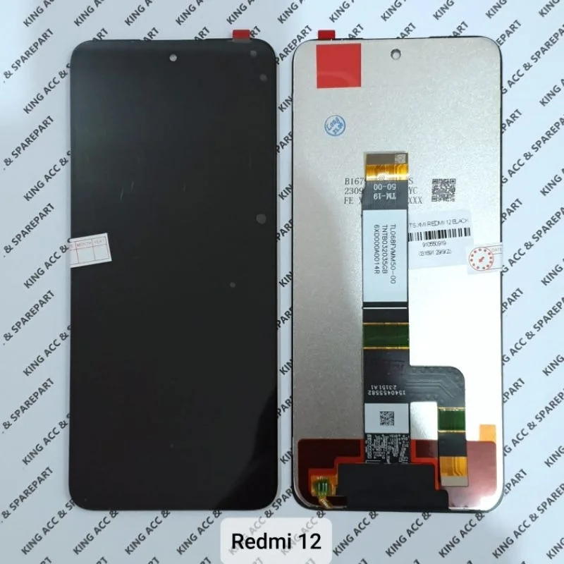 Xiaomi Redmi 12 4G Ekran Dokunmatik Orijinal Çıtasız Ürün (Çerçevesiz)