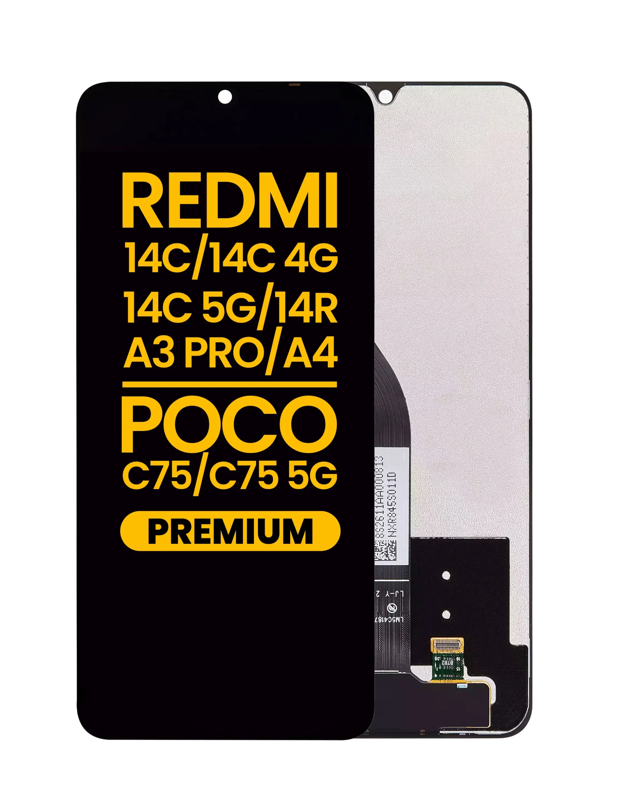 Xiaomi Redmi 14R 5G Ekran Dokunmatik Orijinal Çıtasız Ürün (Çerçevesiz)